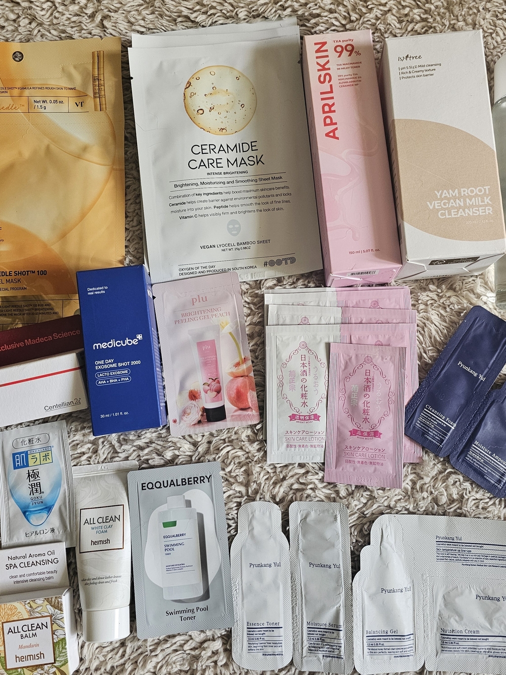 Full Size Korean & Japanese Skincare Lot With Samples